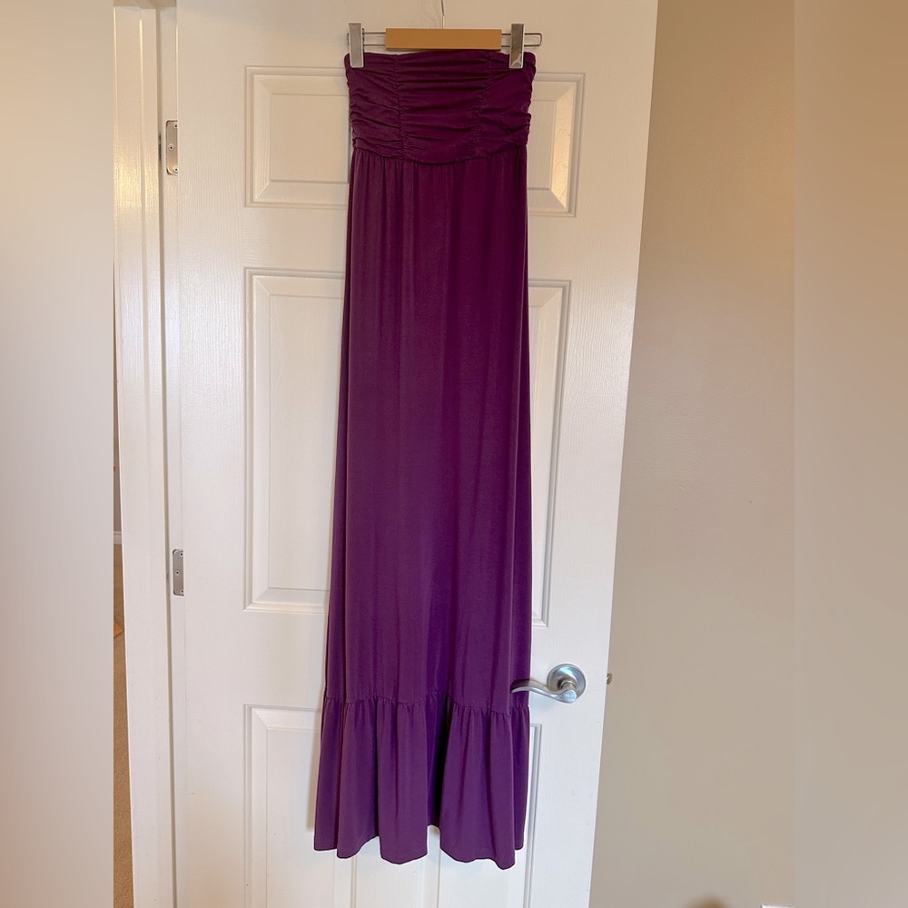 Elegant Purple Maxi Dress